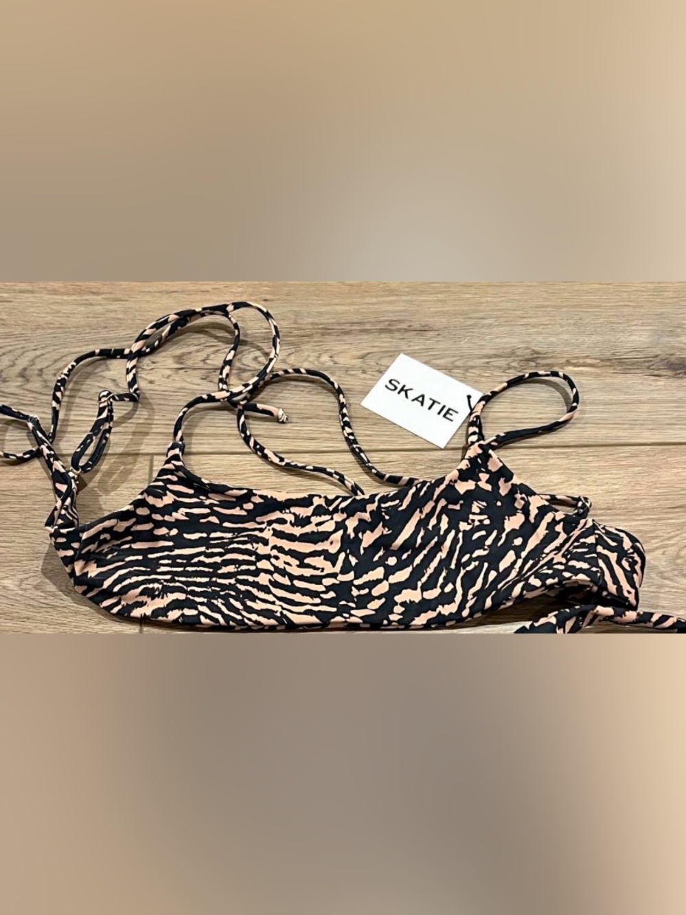 NWT Skatie Zambezi Maddie Bikini Top - Size Small